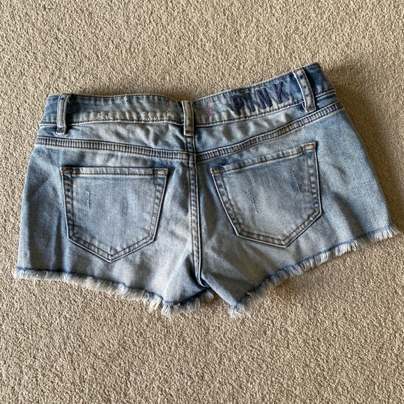 Victoria’s Secret Pink Denim Short Shorts - Picture 2 of 2